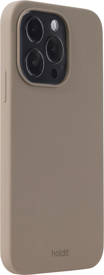 HoldIt Silicone Case iPhone 14 Pro Mørkebrun