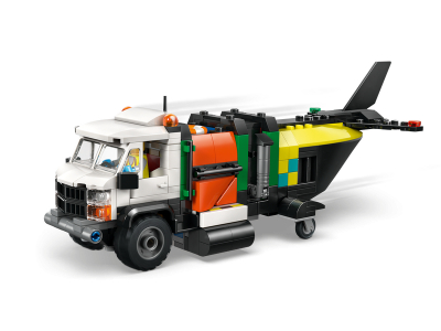LEGO Vliegtuig, servicewagen en hovercraft remix (60505)