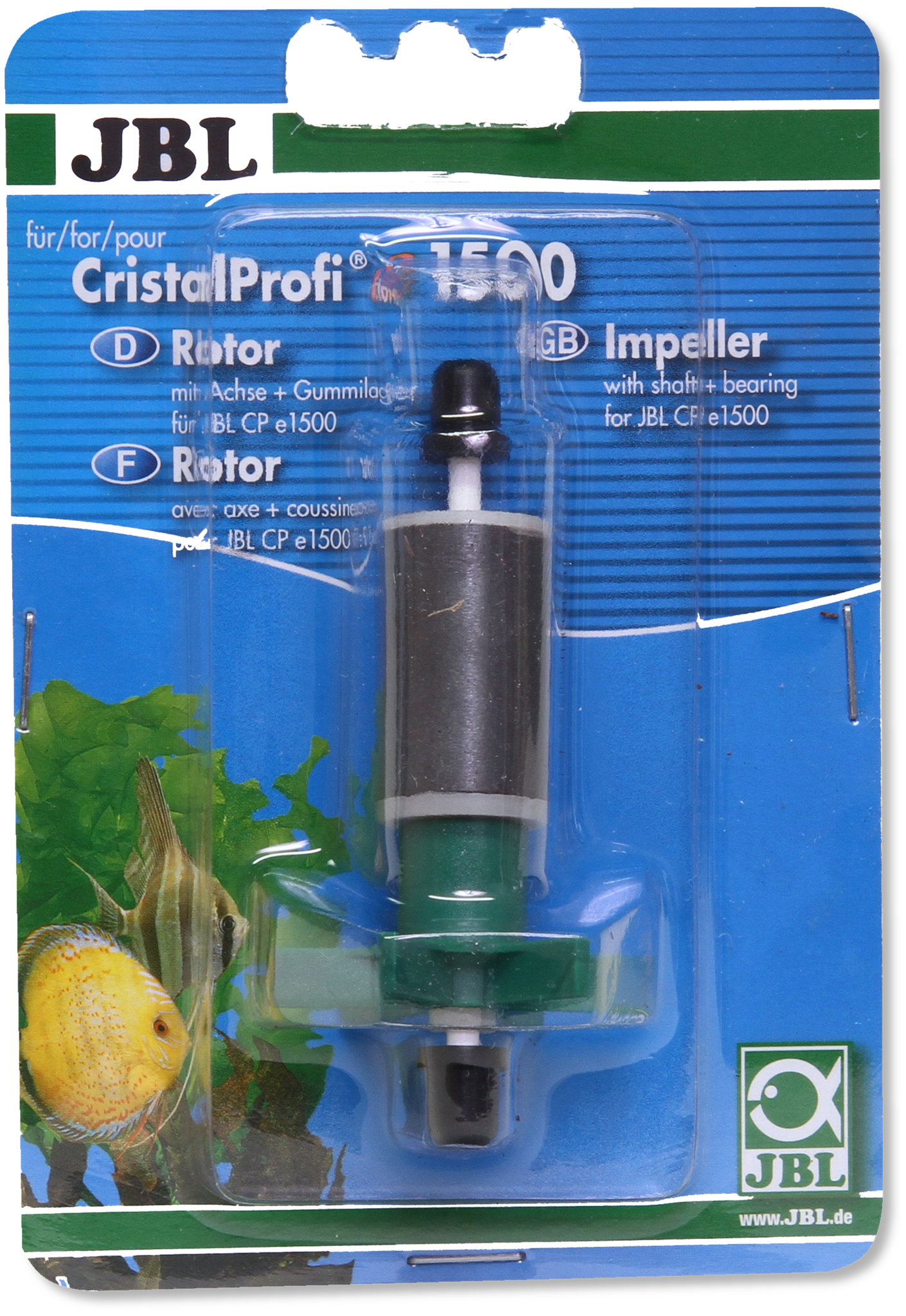 JBL Cristalprofi E1500 Rotor Met As   Rubberlager