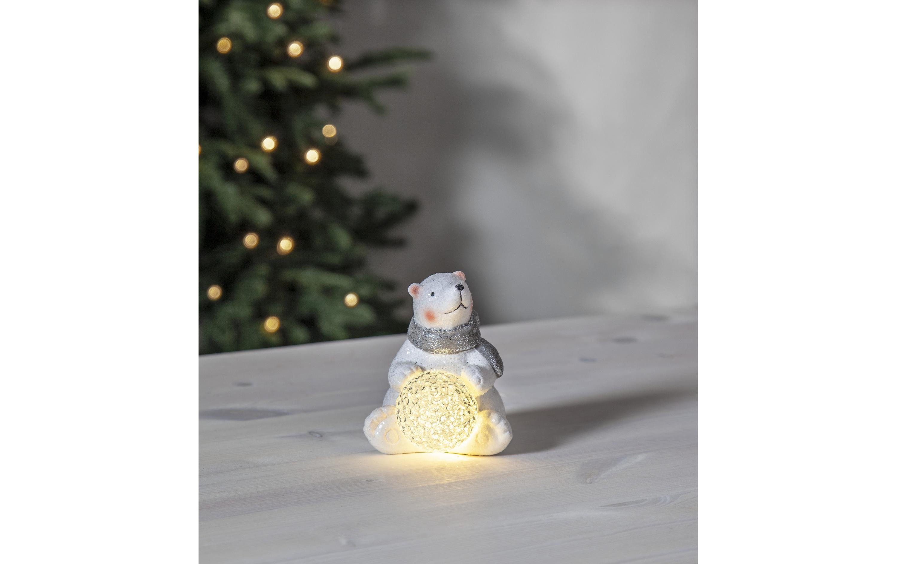 LED-Figur Polare, 11 cm, WeissDekorativer Eisbär