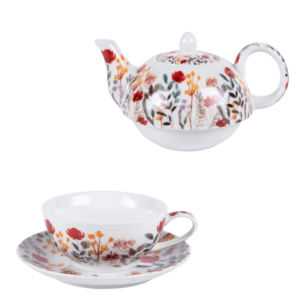 Coffret théière égoïste 20 cl Flor Table passion