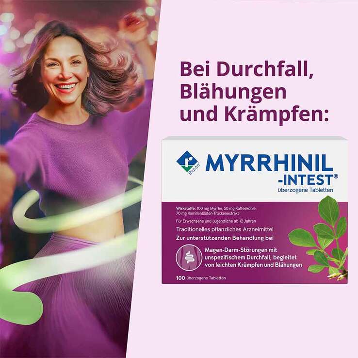 MYRRHINIL-INTEST überzogene Tabletten, 500 St