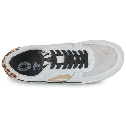 Bons baisers de Paname - LOULOU BLANC GOLD LEOPARD - Blanc