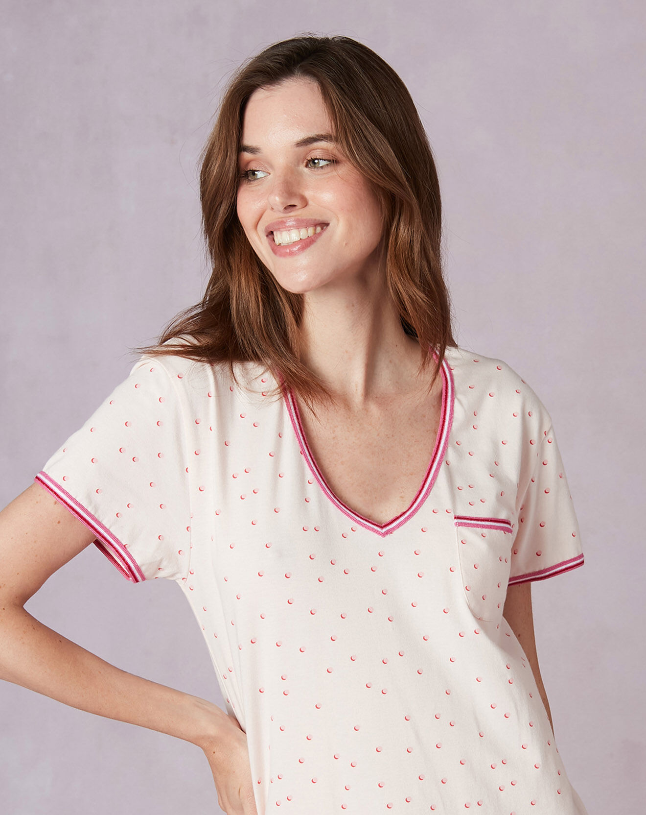 Le Chat Chemise de nuit Morning rose