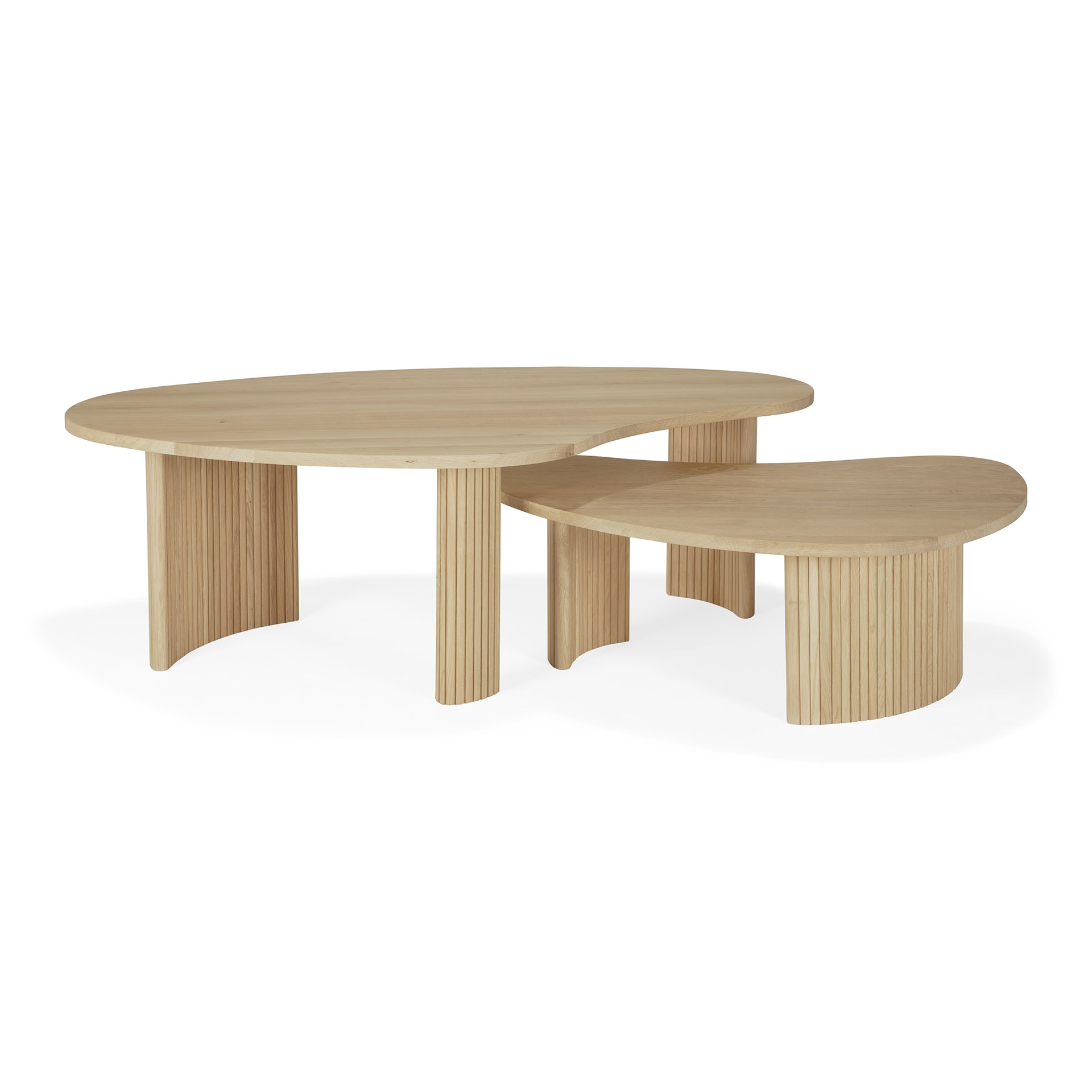 Ethnicraft - Boomerang koffietafel - eiken - klein