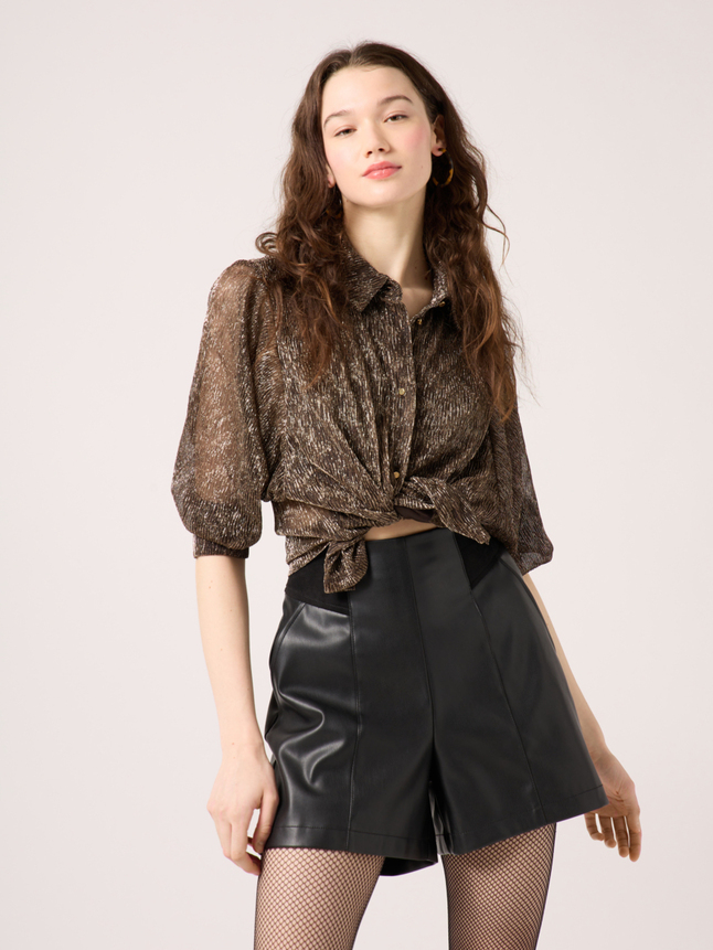 Chemise maille scintillante