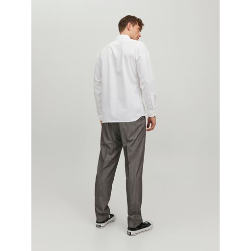 Jack&Jones Langærmet Skjorte, White, XL