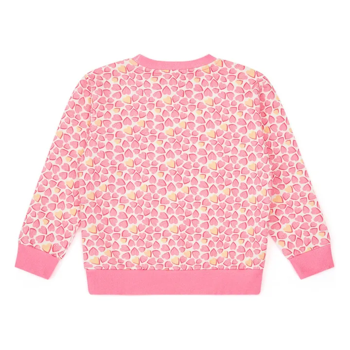 Bonton Pull Smile Cœurs Coton Bio | Rose