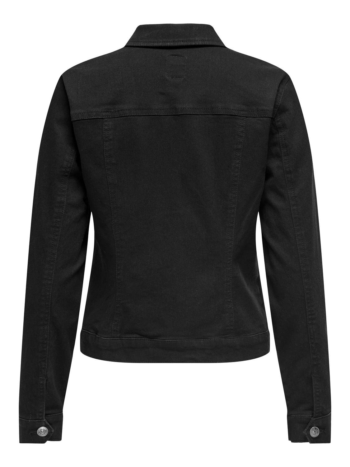 ONLY Jeansjacke »ONLWONDER – Jeansjacke in kurzer Form mit  Stretch« figurbetont, casual, Denim, Baumwollmischung, Brusttaschen