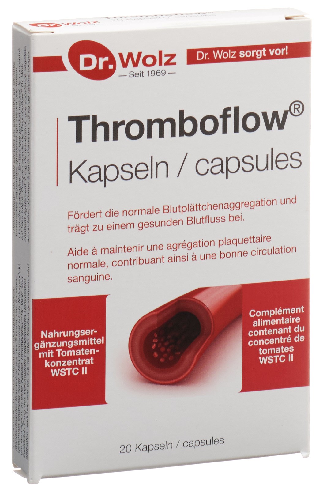 THROMBOFLOW Dr. Wolz<br>20 Stück, Kapsel
