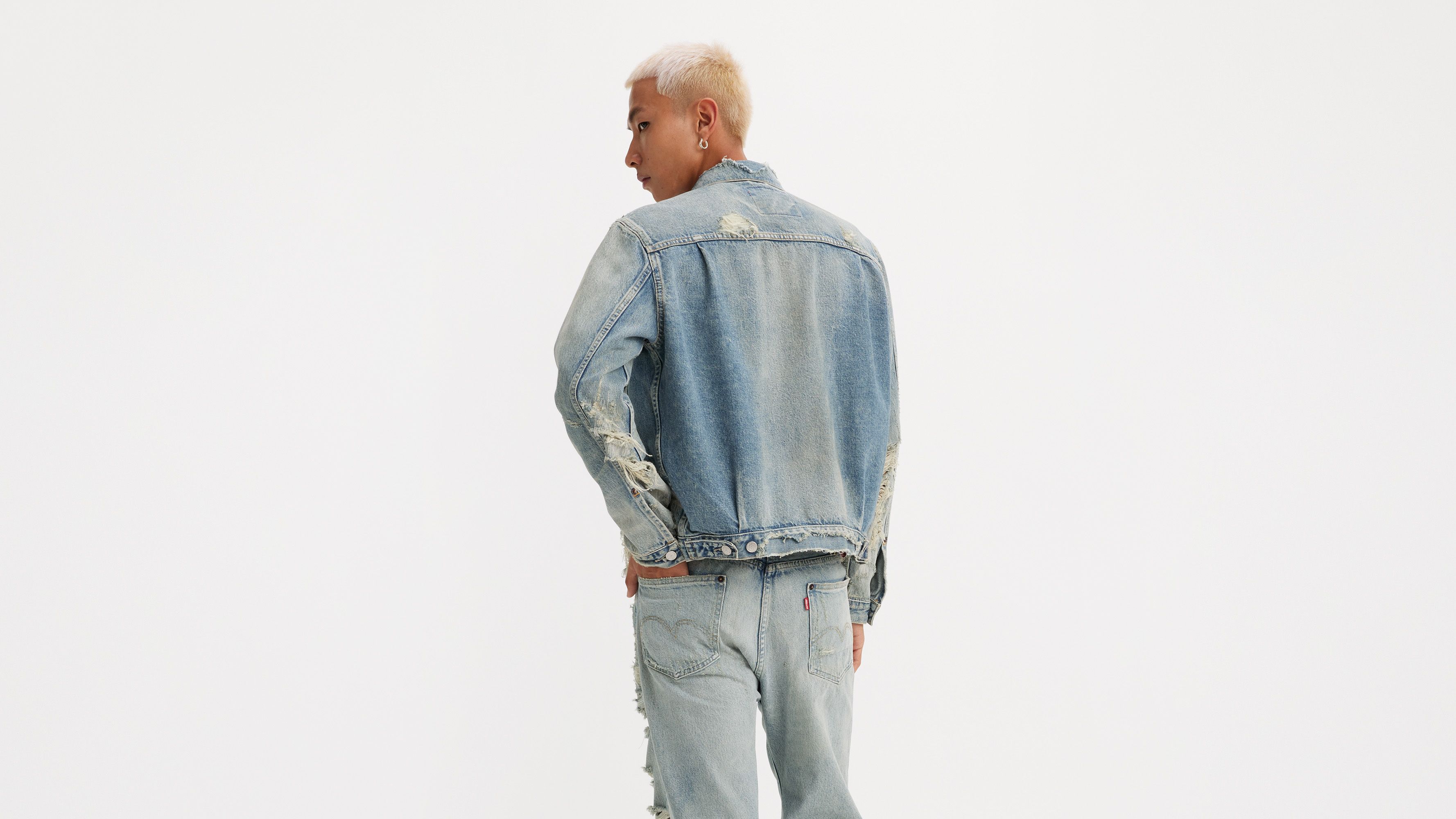 Levi's® x KENZO Type II Trucker Jacket - Light Indigo - Bleu