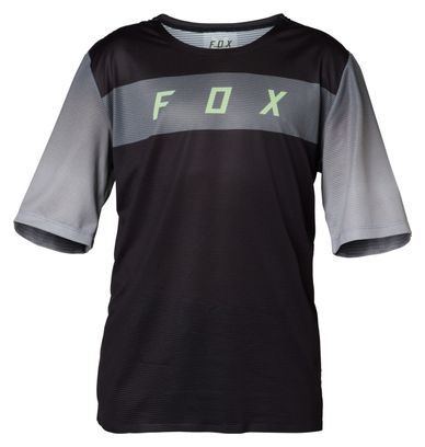 Maillot Manches Courtes Fox Flexair Enfant Noir