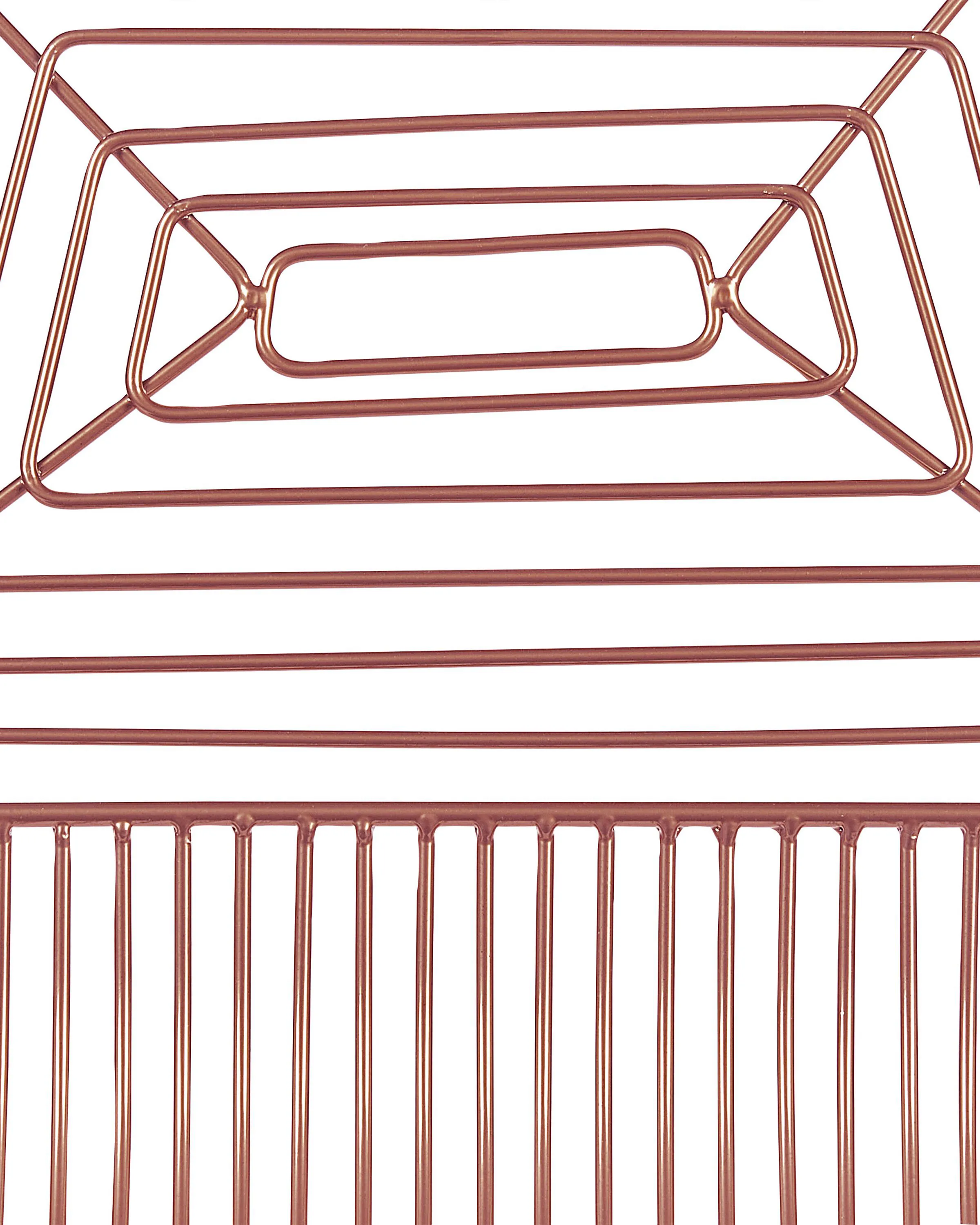 Set van 2 barstoelen BISBEE Metaal Roségoud