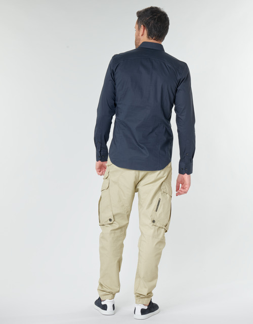 G-Star Raw - DRESSED SUPER SLIM SHIRT LS Azul
