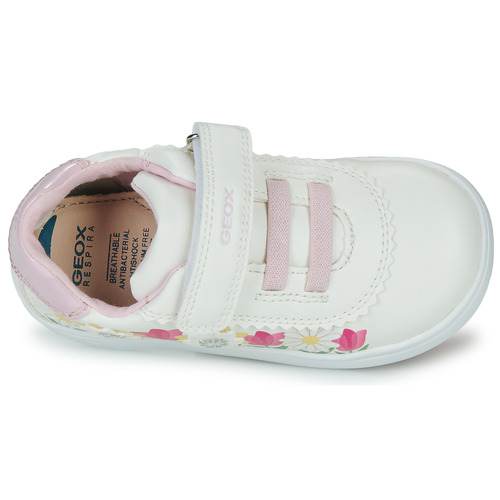Geox - B DJROCK GIRL D - Blanc / Rose