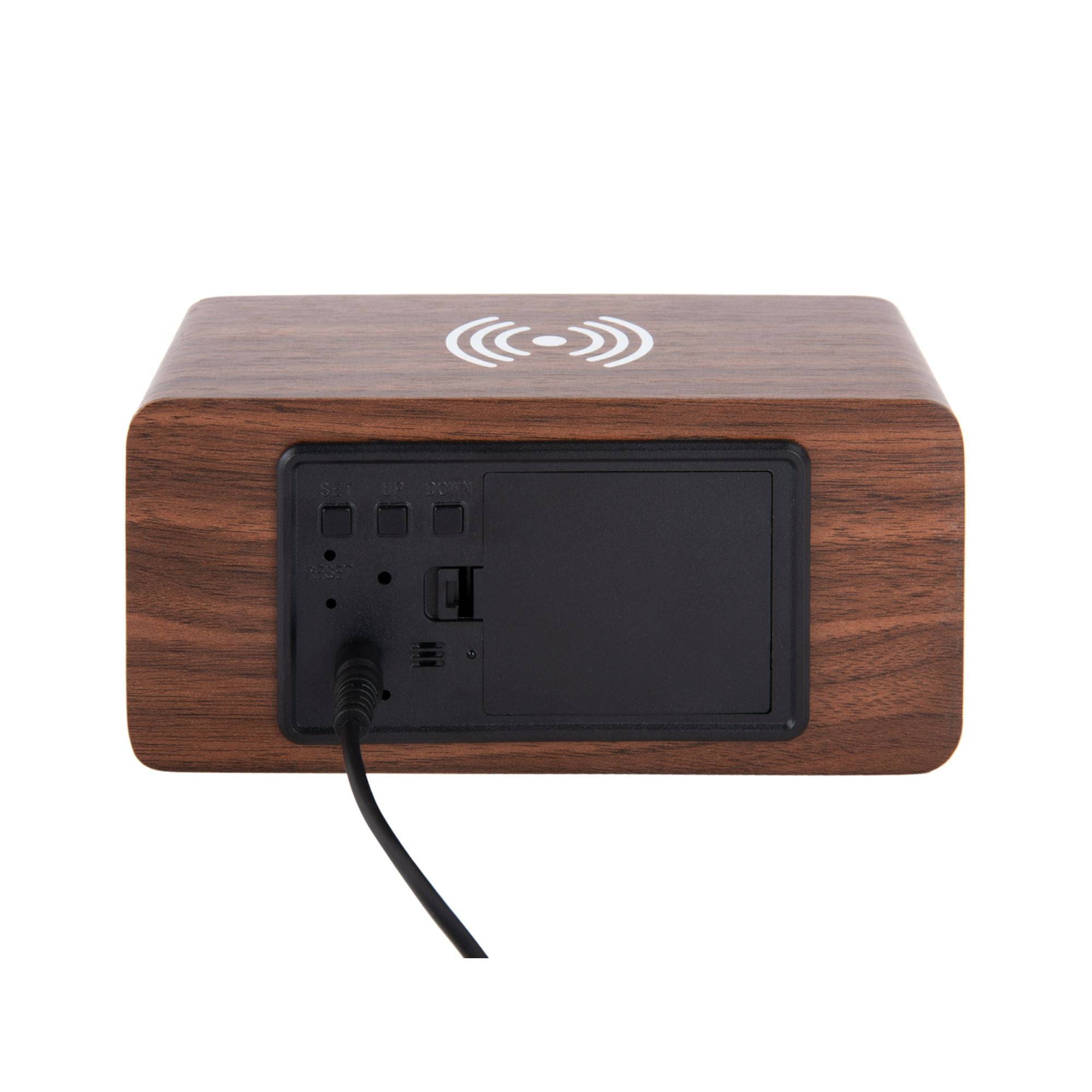 Karlsson - Alarm Clock Block w. Phone Charger LED
