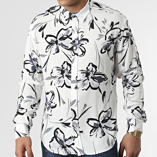 Chemise Manches Longues G-9034 Blanc