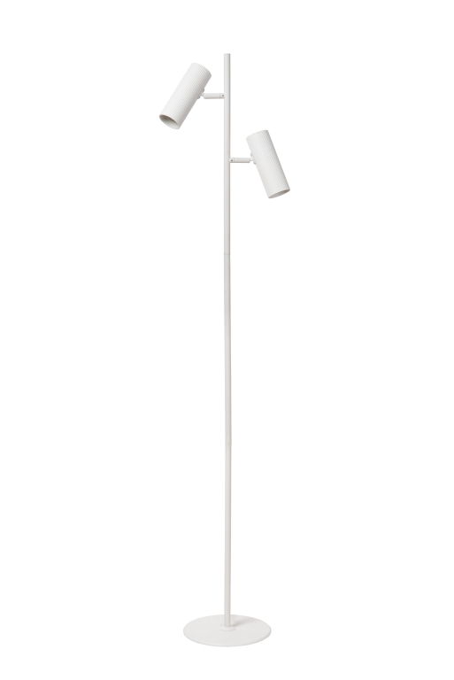 Lucide Clubs 2 vloerlamp wit