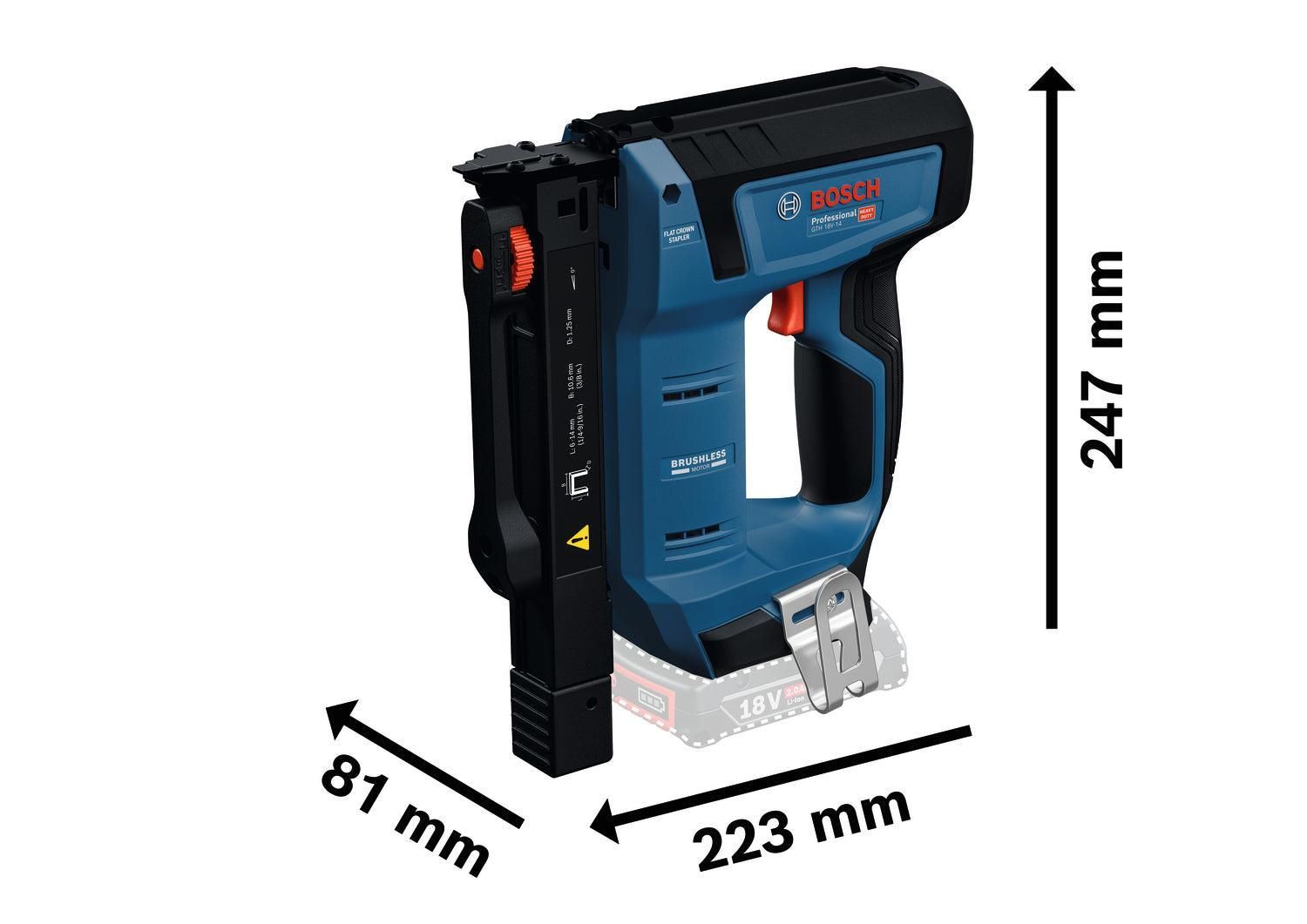 Bosch Professional GTH 18V-14 Accu niettacker 6-14mm 18V Basic Body - 0601482800