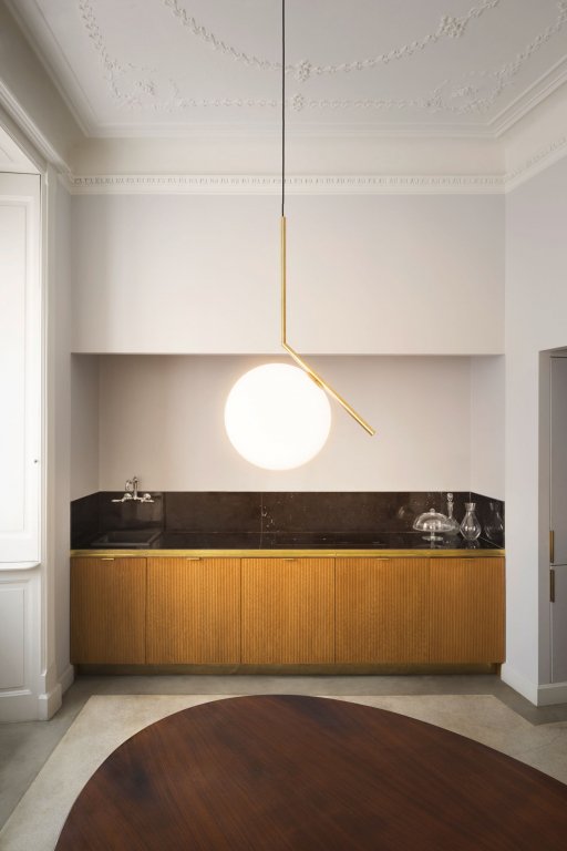Flos IC Lights S1 hanglamp Ø20 messing