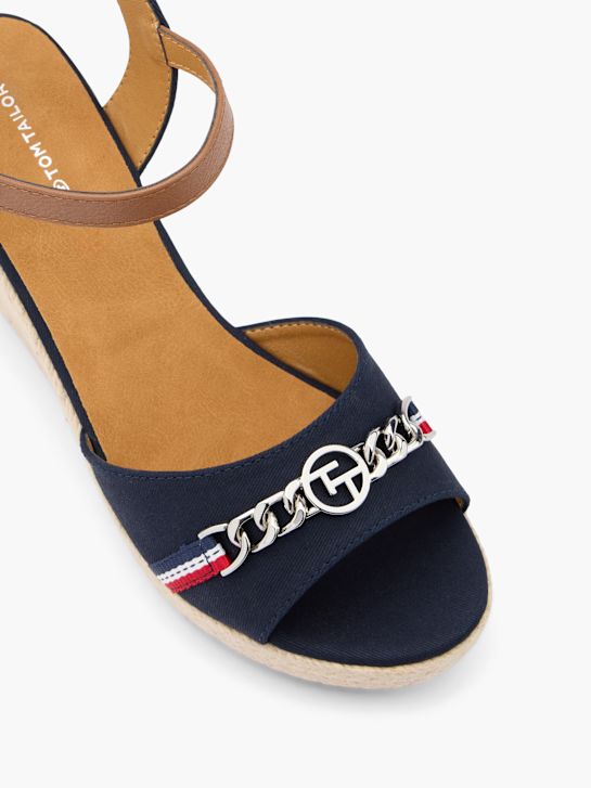 TOM TAILOR Sandalette Blau