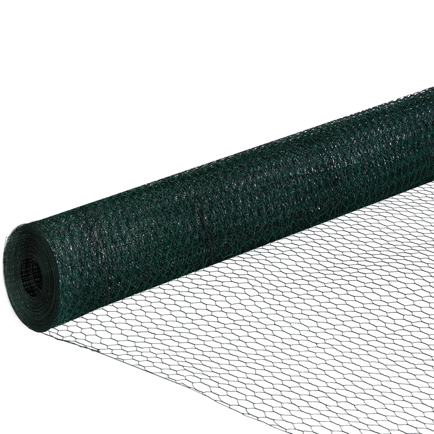 Grillage pour poules vert 1x25M maille 25mm triple torsion clôture souple jardin animaux