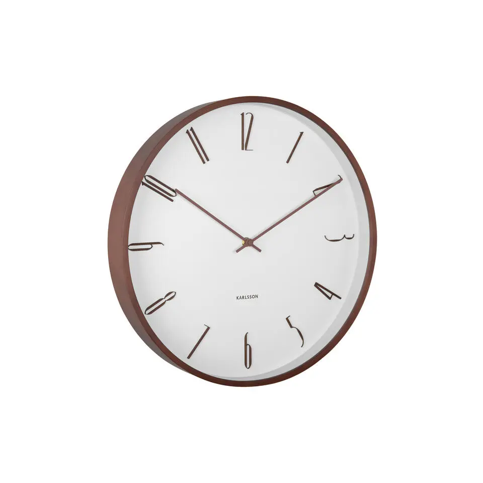 Karlsson - Wandklok Scandia - Wit- Ø40cm
