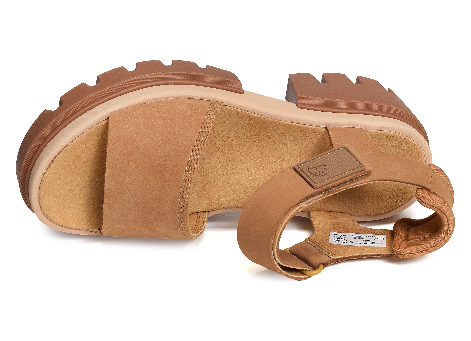 Everleigh ankle strap camel