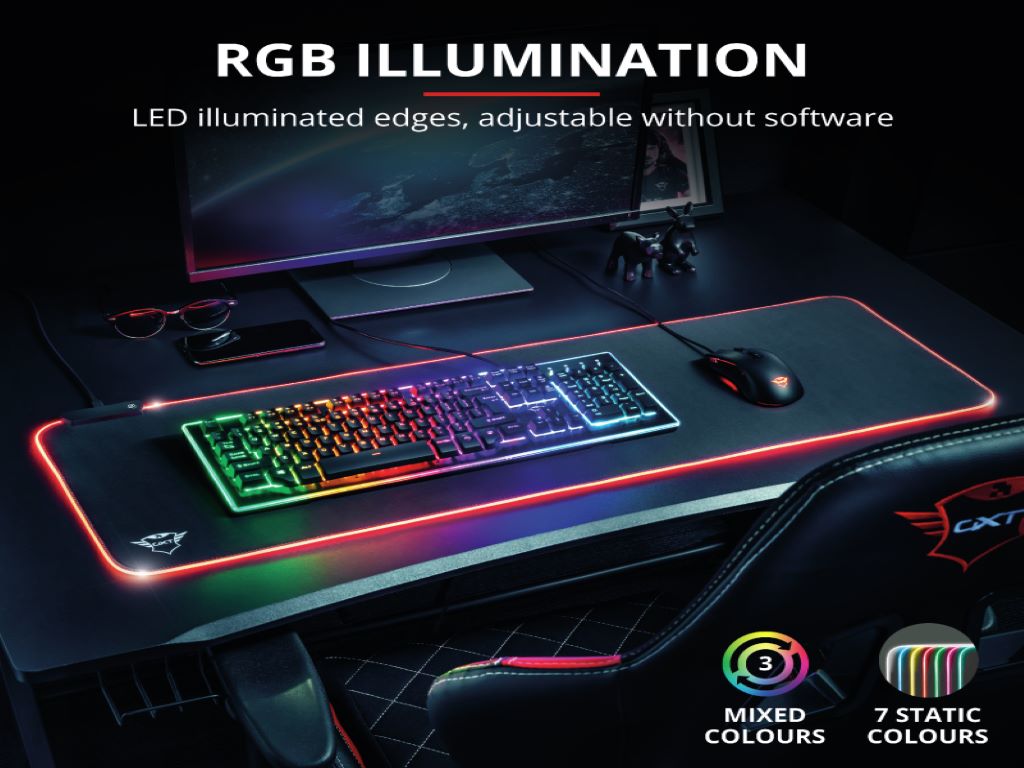 TAPETE PARA RATO GXT764 GLIDE-FLEX RGB XXL