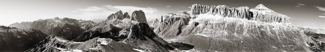 Cresta de Pordoi by Rudolf Rother - Limited Edition. Edition of: 150. Archive Stamp.