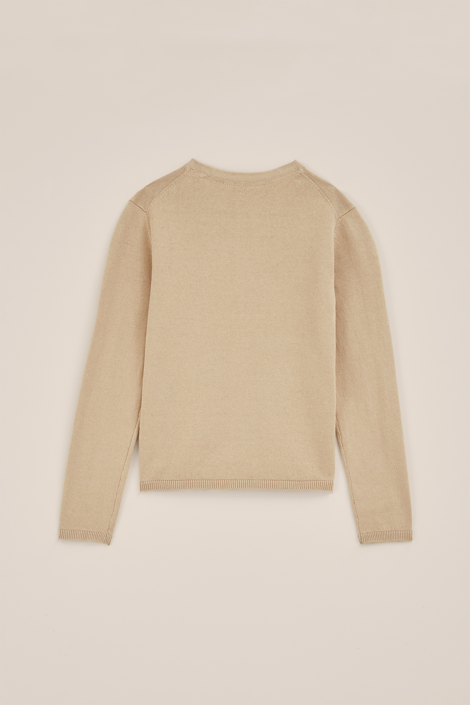 Meisjes gebreide vest WE Fashion Beige