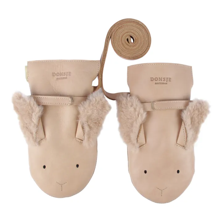 Donsje Moufles Kapi Lapin Des Neiges | Rose