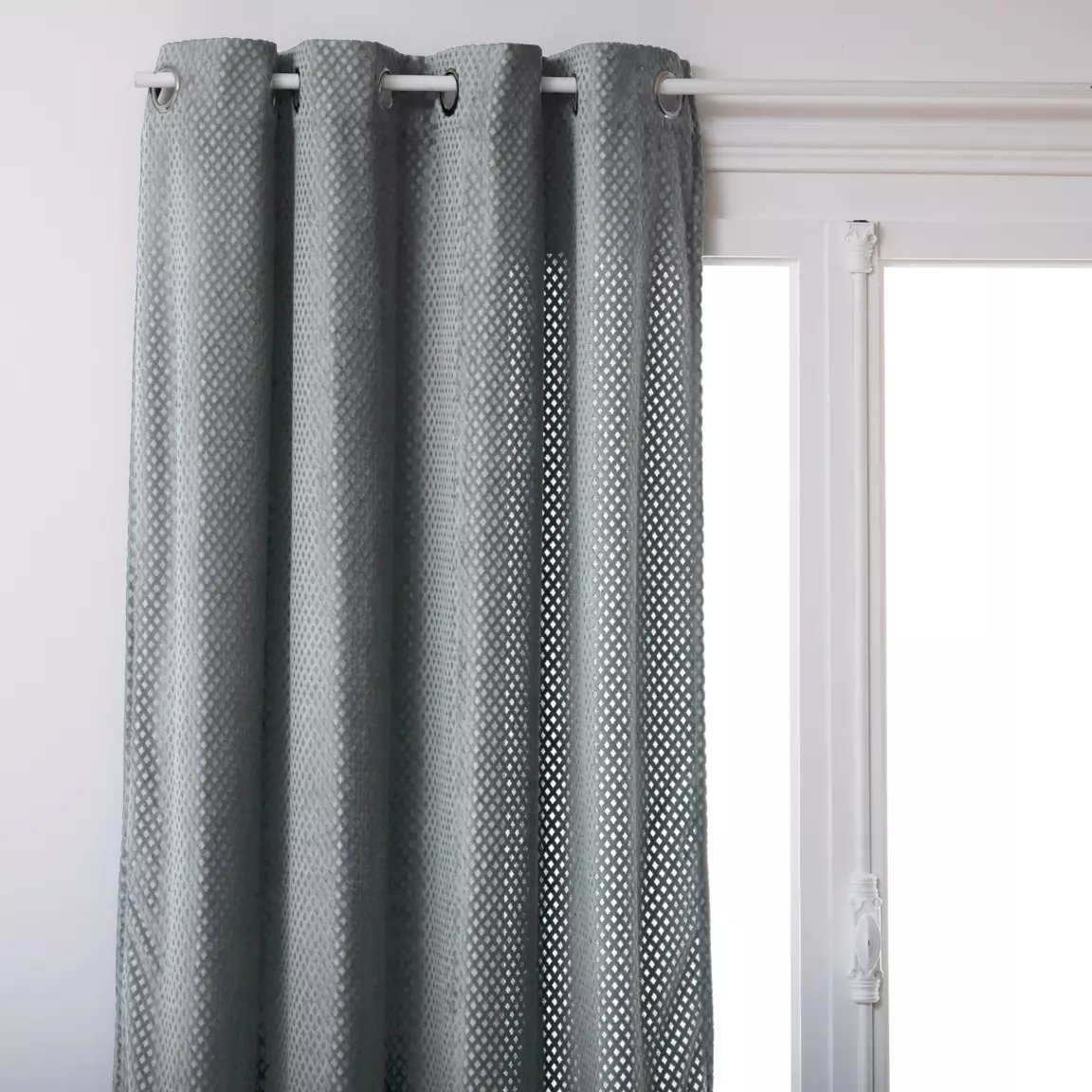 Rideau (140 x 260 cm) Carro Gris clair