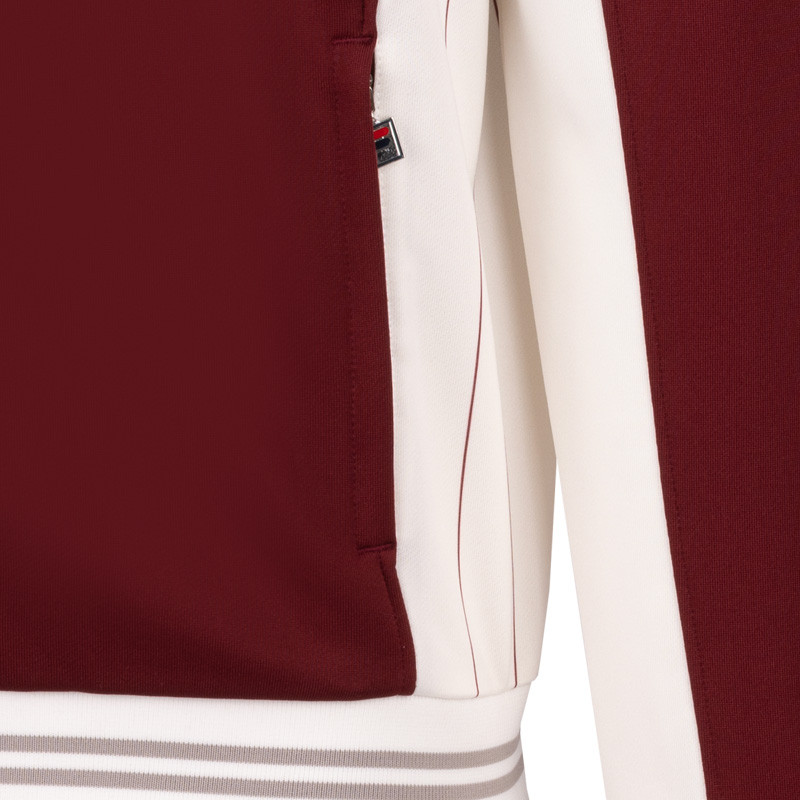Veste de tennis homme Fila Bjorn bordeaux