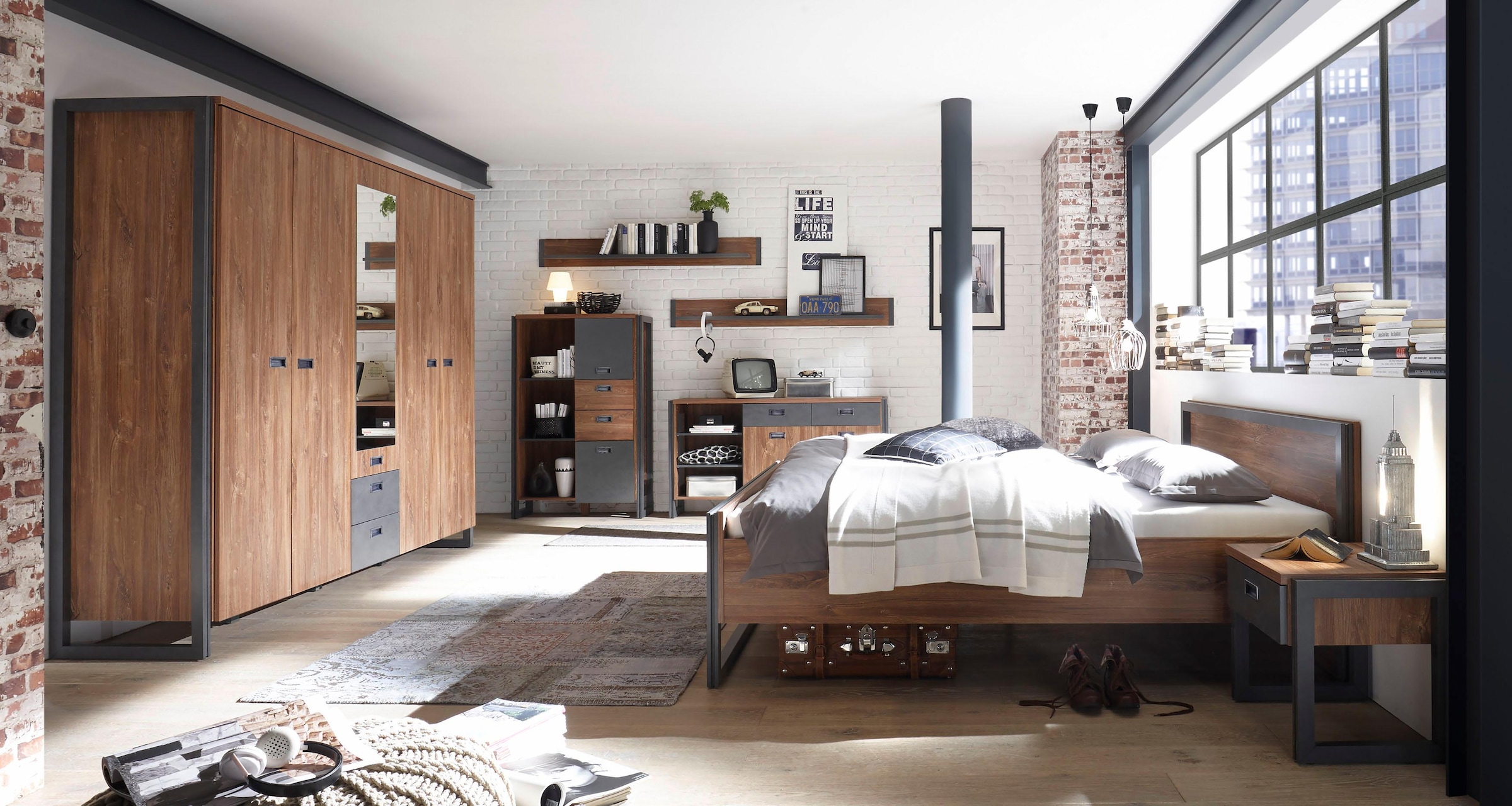 Home affaire Wandregal »Detroit« Breite  ca. 160 cm