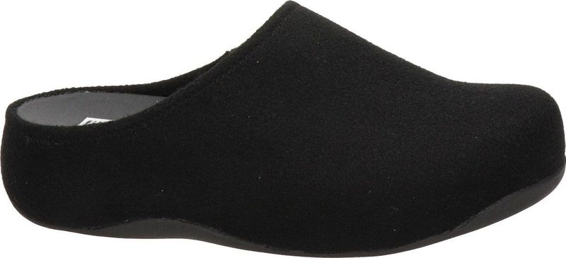 Fitflop Shuv vilten pantoffels voor dames, Zwart, 43 EU