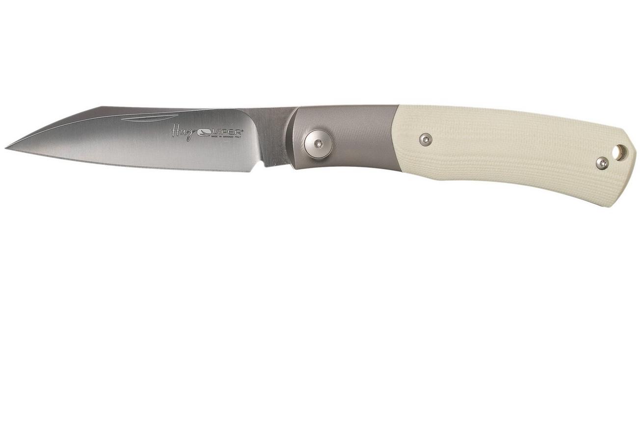 Viper Hug V5992GI Ivory G10 zakmes, Sacha Thiel design