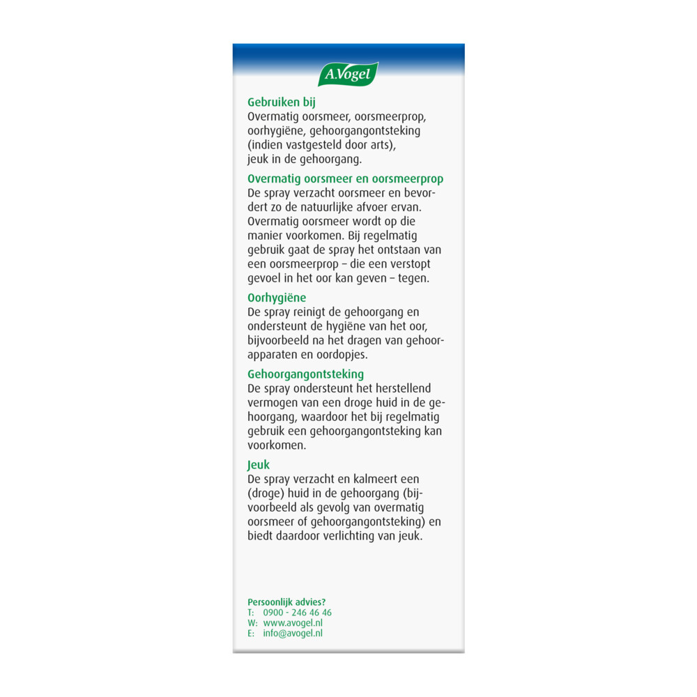 A.Vogel Oorspray Oorsmeer20 ml