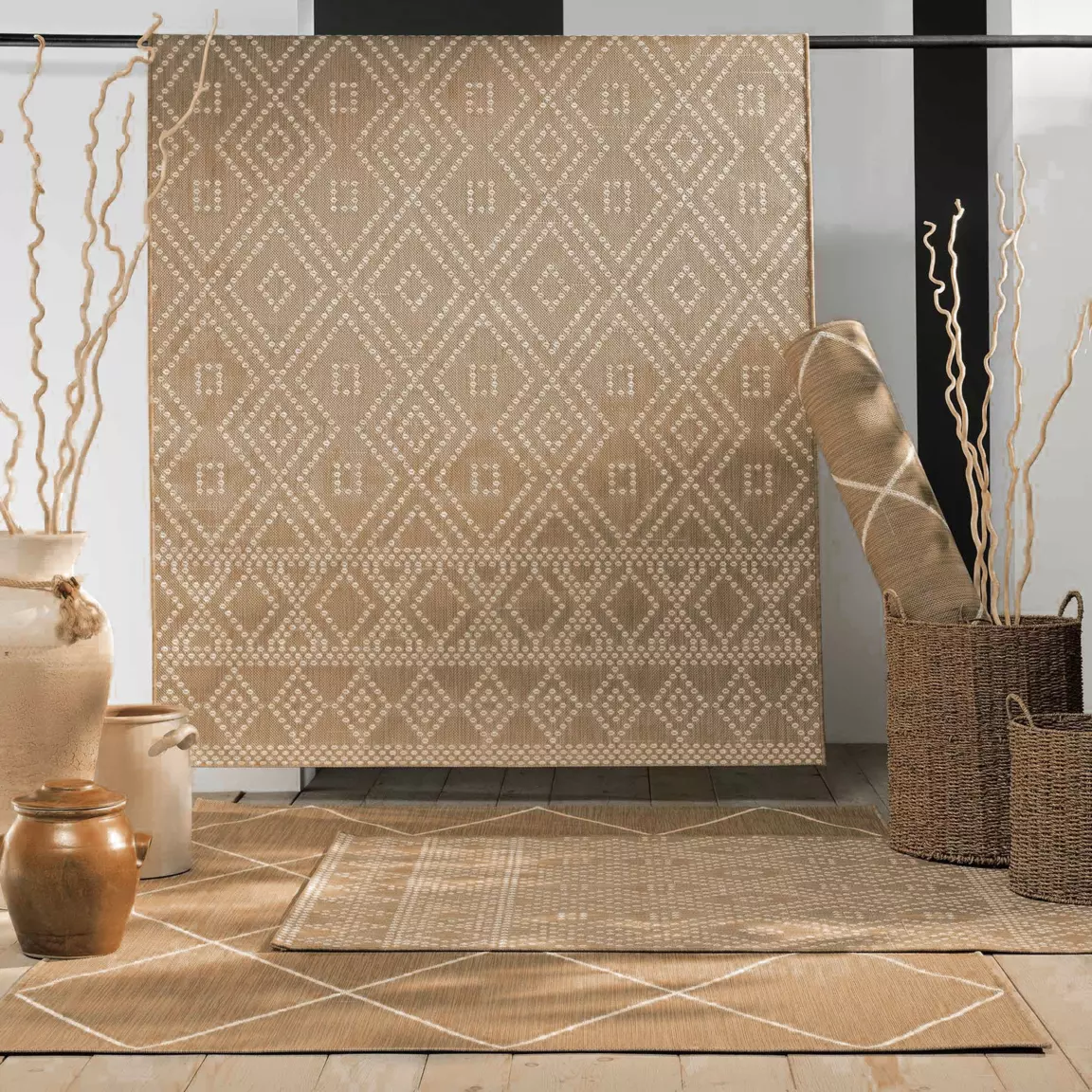 Tapis de salon (160 x 230 cm) Tania Beige