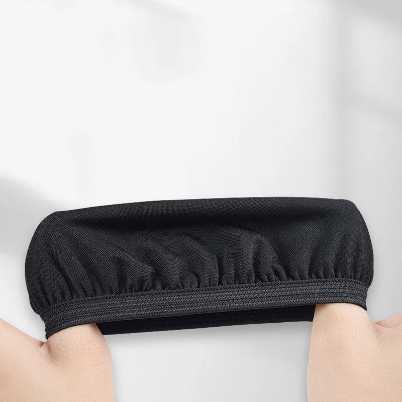 (2er Set) Universal Kopfhörer Ohr Polster Überzug Abdeckung Staubschutz Cover - Schwarz