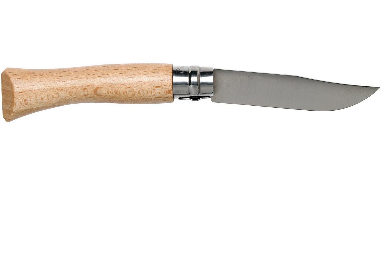Opinel zakmes No. 07RV, roestvast staal, lemmetlengte 8 cm