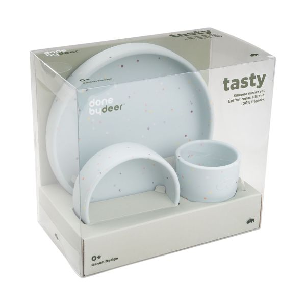 Done by Deer Confetti Dinnerset - Blue