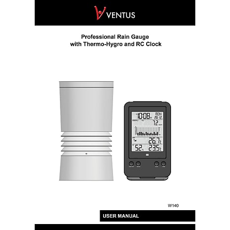 Ventus regnmåler W140