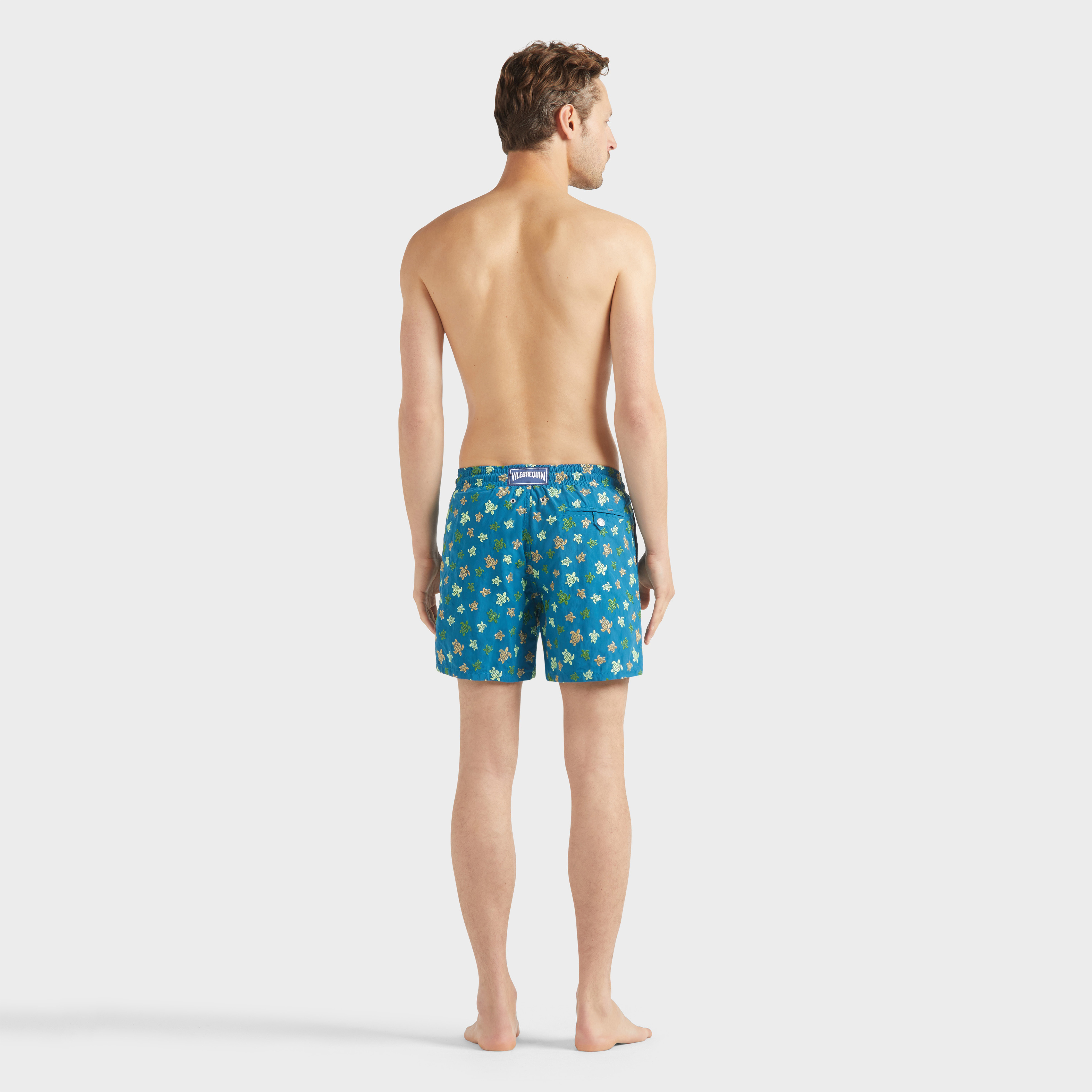 Maillot de bain homme brodé Ronde des Tortues