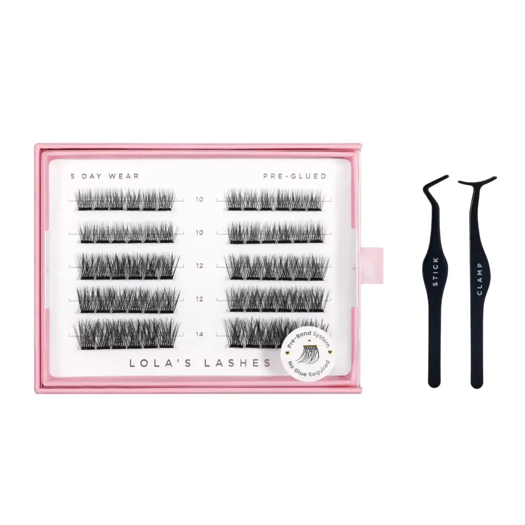 Subtle Pre-Glued Lashes set
