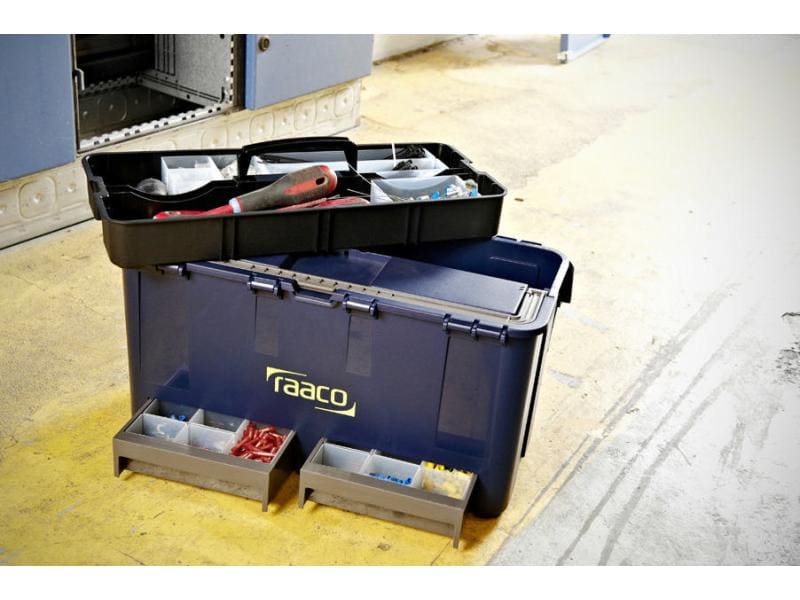 Raaco Werkzeugkiste Compact 27 Werkzeugkoffer, dunkelblau