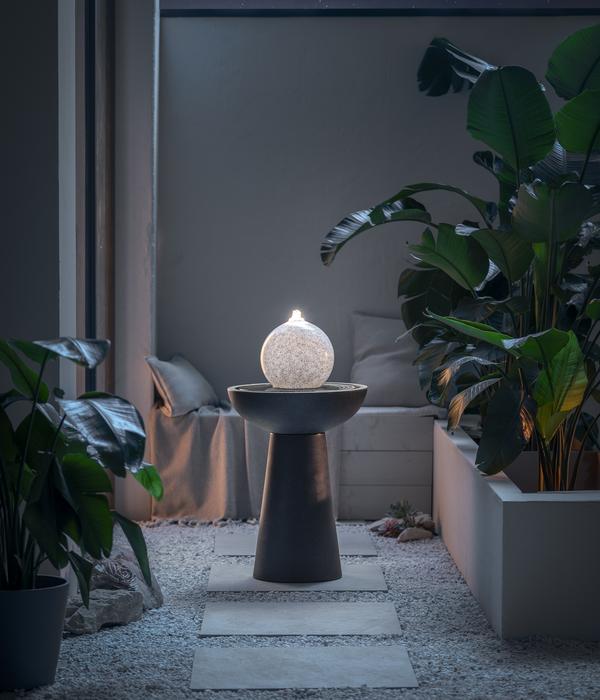 Dehner Polyethylen-Gartenbrunnen Aurora,
