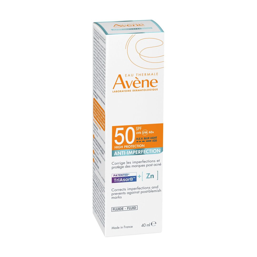 AVENE  Protetor Solar Fluído Anti-Imperfeições SPF50 - 40ml