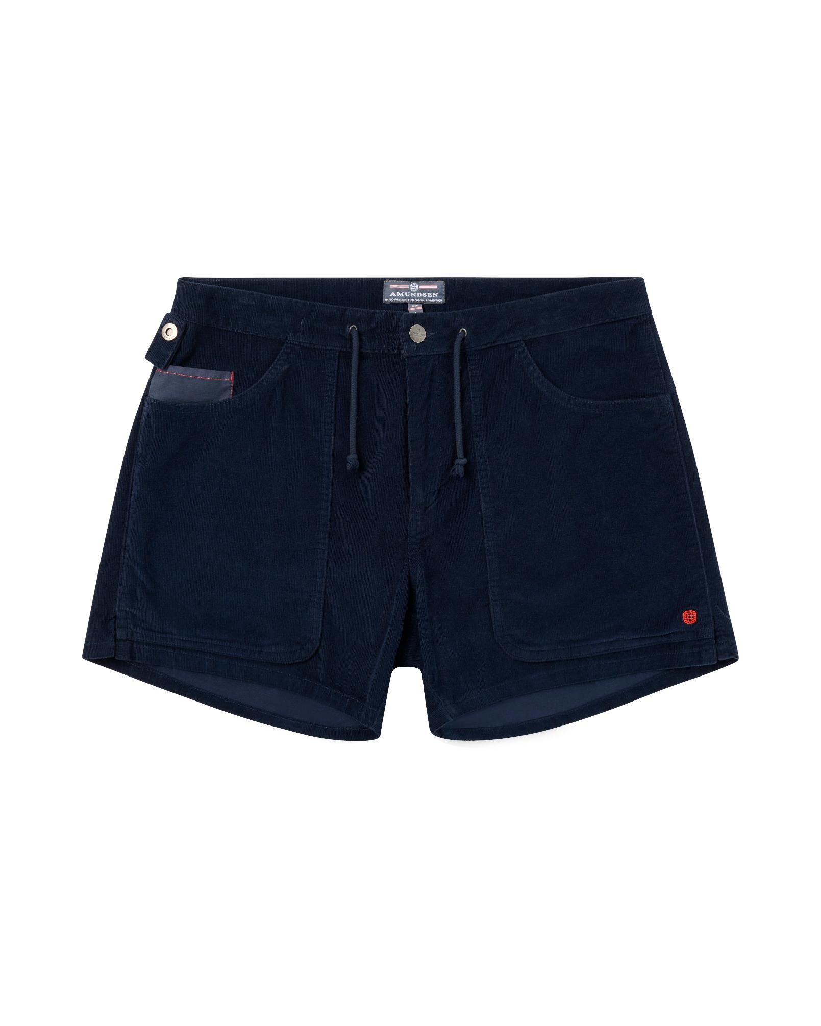 Amundsen 5Incher Cord G. Dyed Shorts Faded Navy
