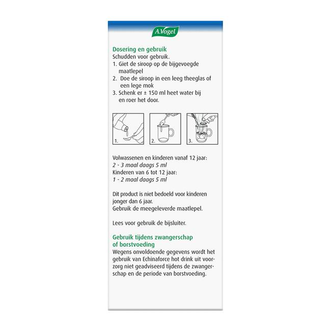 A.Vogel Echinaforce Hot Drink bij Griep en Verkoudheid Drank 100 ML